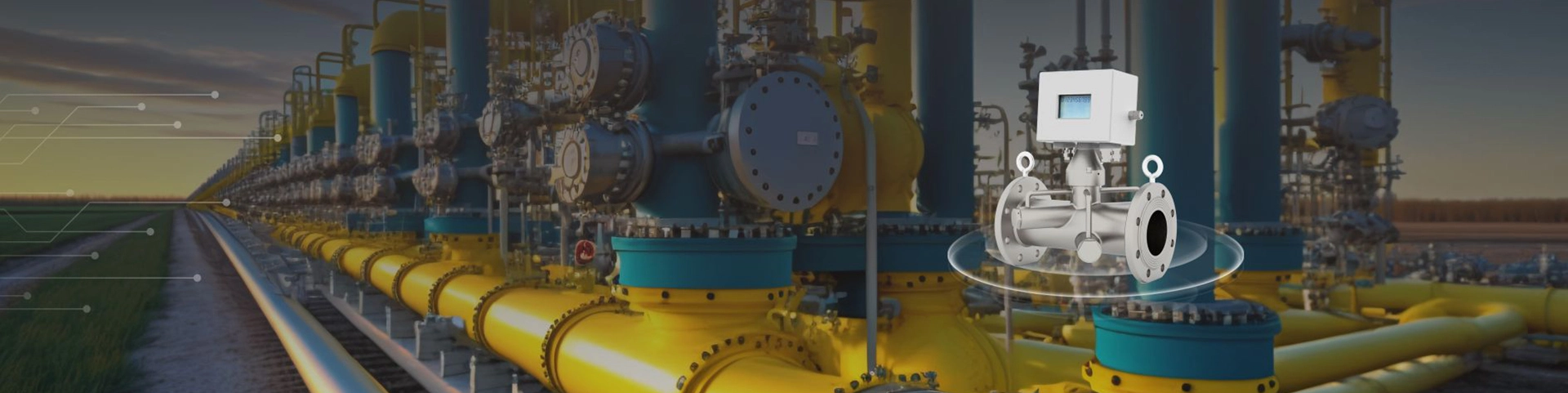 Meteran aliran Gas alam